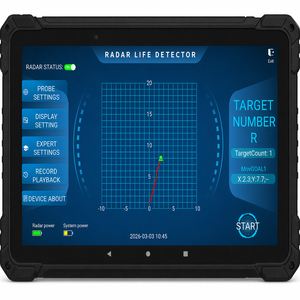 Rilevatore di Vita LSJ-M UWB Radar: Posizionamento 2D in Tempo Reale per Soccorso Post-Terremoto, Ricerca in Edifici Crollati, Sistema Wireless IP67 - Product Image 5