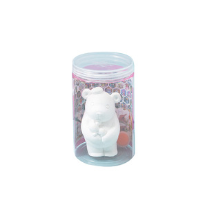 Kit de pintura de muñecas de yeso de 10cm, coloreado creativo DIY para niños de 3 a 6 años, juguetes de dibujo unisex - Product Image 4