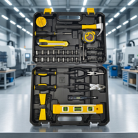 168 pièces, fabricant OEM, vente en gros, kits d'outils combinés, outils à main multifonctions, boîte d'outils dans un coffret rigide, acier à haute teneur en carbone
