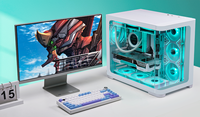 23 Tahun Produsen Terbaik/ Grosir Pabrik/ OEM/ ODM Kustom Mid Tower ATX Casing PC Gaming Terbaik Kabinet Komputer Desktop