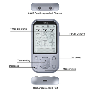 Masajeador Corporal Eléctrico de Baja Frecuencia para Alivio del Dolor, Masajeador Digital de Pulsos Eléctricos <span class=keywords><strong>Health</strong></span> <span class=keywords><strong>Herald</strong></span> - Product Image 5