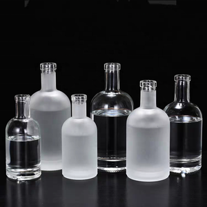 Vendite calde Logo personalizzato liquore vuoto Vodka <span class=keywords><strong>Gin</strong></span> bottiglia 85ml 330ml 500ml 700ml 750ml bottiglia di vetro - Product Image 6