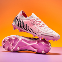 Chaussures de football avec semelle extérieure en TPU, tige en PVC, résistantes à l'usure, antidérapantes, pour l'hiver, l'été, le printemps, l'automne, unisexes, chaussures de sport d'extérieur avec crampons