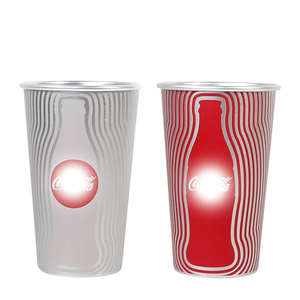 Offre Spéciale – Gobelet Isotherme en Aluminium 450 ml Réutilisable, Design Classique, Couleurs Changeantes, pour Boissons Froides, avec Couvercle, Isolation Thermique 0-6h - Product Image 1