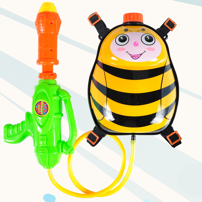 Оптовая продажа, мультяшный игрушечный пистолет для пчелы, летняя пляжная игрушка, пистолет, игрушки, пневматический пистолет, рюкзак большой емкости, водяной пистолет для детей и взрослых