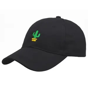 OEM personalizado cactus impreso de alta calidad de algodón bordado Logo gorra de béisbol de los hombres de moda en blanco ajustable Arizona Cactus sombrero