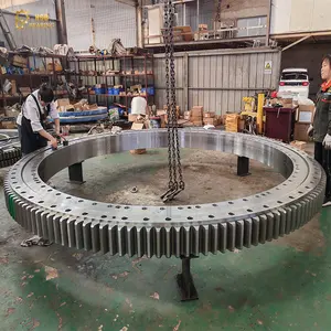China profesional personalizado giro anillo rodamiento grúa excavadora maquinaria tocadiscos rodamiento fabricante reparación y reemplazo