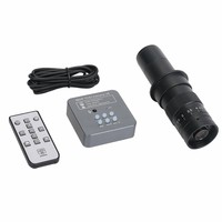 Caméra de microscope industriel 2K USB, kit de caméra de microscope industriel pour réparation de téléphones, réparation de circuits imprimés, soudure