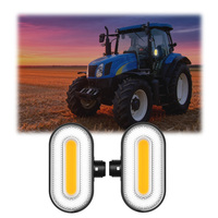 Feu de position avant LED ECE R148 avec clignotant ambre pour tracteur New Holland 87304549 87313269
