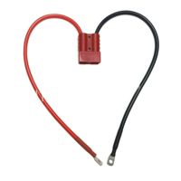 Câble de connexion de batterie marine de type SB50 50A avec connecteur vers borne annulaire, faisceau de câblage flexible en cuivre 6AWG pour bateau