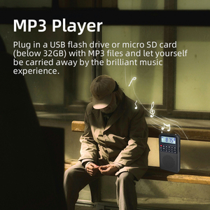 Yf39 3-in-1 di động đài phát thanh AM FM MP3 máy nghe nhạc ghi âm-đa chức năng tiếp nhận tuyệt vời và pin có thể sạc lại - Product Image 3