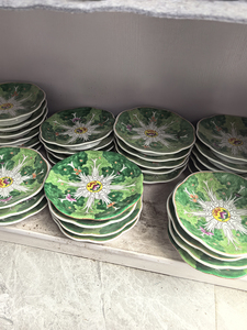 Chinese Porcelain Vintage Hand Painted Cabbage Bok Choy Porcelain <strong>Plate</strong> Cabbageware <strong>Plate</strong> <strong>for</strong> Tabletop <strong>Wall</strong> Decor &amp; Dining - Product Image 6