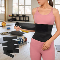 Gaine Ventre Plat Minceur Originale pour Femme, Bandage en Nylon Brûle-Graisse, Ceinture Amincissante Ventrale