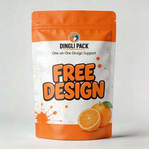 Customizable Aluminum Foil Stand Pouch Resealable Zip Lock Plastic <b>Packaging</b> <b>Bag</b> with Logo for Powder Storage - Product Image 4