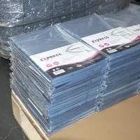Couverture de livre en plastique PVC, feuille transparente, A3, A4, A5