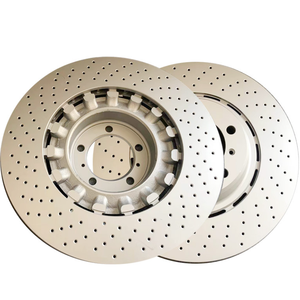 670030935 Disque de <span class=keywords><strong>frein</strong></span> <span class=keywords><strong>avant</strong></span> ventilé percé et fendu 360mm Revêtement en poudre à haute chaleur antichoc Durable sans poussière pour Maserati - Product Image 4