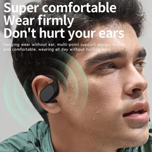 Thời Trang Mới Giá Rẻ Không Dây Earbuds Mở Tai Móc Thiết Kế Biểu Tượng Tùy Chỉnh Bluetoothes Tai Nghe Với LED Hiển Thị Đối Với <span class=keywords><strong>iPhone</strong></span> Android - Product Image 2