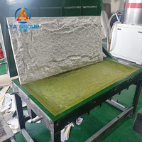 Moule en mousse polyuréthane fausse pierre décoratif extérieur en pierre de pile de bois PU