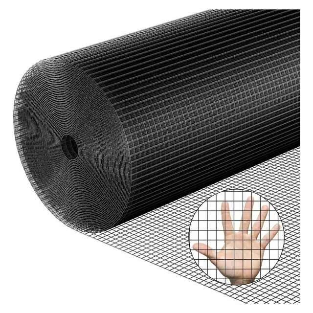Hardware Metal Wire Roll Vinyl Coated Welded Chicken Wire Mesh Fence 36in×50ft - View #2