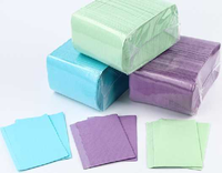 Bavoir médical complet en gros étanche pour patient bavoirs dentaires en plastique jetables en rouleau