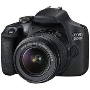 佳能EOS 2000D新型相机，配有18-55 III镜头入门级单反相机APS-C框架数码专业相机单反相机