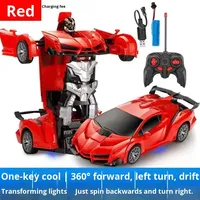 Voiture de sport robot transformable 4x4 télécommandée par APP 2.4G, échelle 1:18, jouet universel intérieur-extérieur, vente chaude
