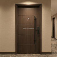 Porte intérieure en bois moderne pré-assemblée insonorisée et ignifugée, de luxe, pour résidences aux États-Unis et au Canada, STC 42, porte acoustique en bois pour pièces intérieures