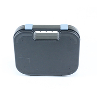 Boîte de rangement portable en plastique rigide avec système de verrouillage facile pour les voyages, les ateliers et l'organisation à domicile