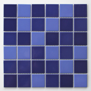 <span class=keywords><strong>KASARO</strong></span> precio de coste de fábrica autoadhesivo decoración de pared del inodoro azul Hotel piscina Zellige azulejos brillantes mosaico de cristal - Product Image 5