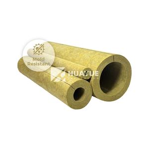 HUAYUE Aislamiento térmico <span class=keywords><strong>Lana</strong></span> de roca en Dubai <span class=keywords><strong>Lana</strong></span> <span class=keywords><strong>mineral</strong></span> Tubería de roca de piedra de basalto ignífuga - Product Image 2