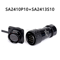 Prise d'aviation étanche WEIPU IP67 SA2410/P2 3 4 9 10 12 12B 19 SA2413/S2 3 4 9 10 12 12B 19 accessoires de connecteur de connecteur