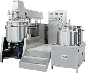 500L vacuum homogenizing emulsifying machine PLC touch screen Emulsifying machine Cosmetics emulsifying and dispersing machine