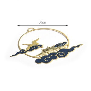 ที่คั่นหนังสือโลหะฉลุลายเคลือบทองคำ 3 มิติ แบบสั่งทำ - Product Image 4