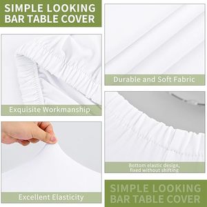 Khăn trải bàn Cocktail Trắng - Product Image 6