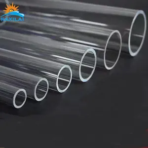 Naxilai Alta Qualidade Grande Diâmetro Transparente PMMA Tubo Acrílico Transparente 12 polegada diâmetro tubo de plástico transparente