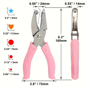 Perforatrice de papier à découper en forme d'étoile, de cœur et de cercle pour scrapbooking, vente en gros, idéale pour la maison intelligente et les loisirs créatifs DIY - Product Image 6