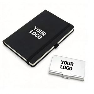 Wholesale Custom Logo A5 Notebook for Business Promo Gift Colorful Pu Hardcover Leather <b>Note</b> <b>Books</b> With Pen Holder - Product Image 1