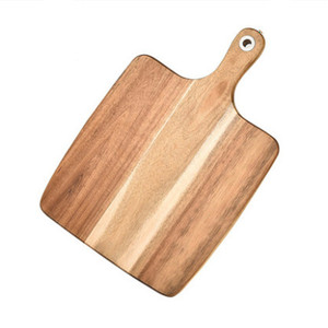 Tabla de cortar de madera de acacia 39x26x1.5cm, rectangular, para preparación de alimentos - Product Image 2