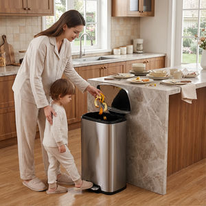 سلة نفايات منزلية أساسية للبيع بالجملة سعة 5 لتر/12 لتر/30 لتر/50 لتر - Product Image 2