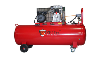 Compresseur d'air à entraînement par courroie ZELDA 200L 220V 3HP, personnalisable OEM, 390L/min 8bar - Product Image 3