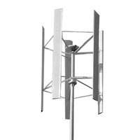 Système d'énergie éolienne à énergie renouvelable Générateur de vent vertical 48v H Type Turbine verticale 1000W 2KW 3KW 5KW Moulin à vent à usage domestique