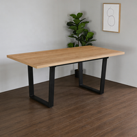 Ensemble de table à manger extensible moderne, table de cuisine rectangulaire et chaises, design gain de place pour petit appartement