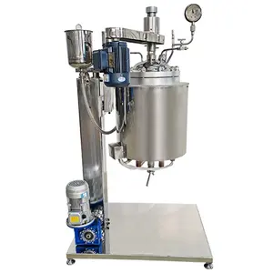 ASME-U CE EAC 20L Stainless Steel Autoclave Jacketed Pressure Reactor With Electric Lifting Device Automatic EX PID Controller