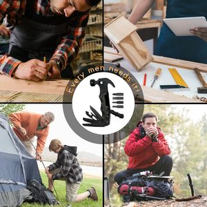 Peaktop <strong>Multitool</strong> Hammer Camping Accessories, 13 in 1 Multi-Functional Hammer - Product Image 6