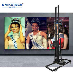 TH-1400T 3D dọc tường máy in kỹ thuật số véc ni máy in phun trực tiếp đến tường máy sơn với DX7 đôi đầu - Product Image 1