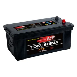 150 ah 200 ah wartungsfreie versiegelte batterie für elektrofahrzeug bleisäure schwerlastwagen 12v180a n180