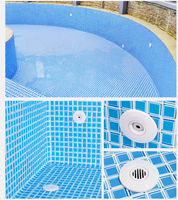 Buse de piscine LanVol en ABS, entrée et sortie murales, accessoires de piscine étanches faciles à installer, becs de fontaine