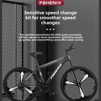 Sepeda Gunung Variabel Kecepatan 21-Speed dengan Peredam Kejut, Rem Cakram Ganda Depan Belakang, Cross Border Depan