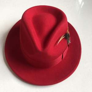 Sombrero Fedora Unisex de Lana H628B con Cinta y Pluma, Gorra de Jazz Personalizada, Sombreros Fedora de Fieltro para Invierno y Exteriores, Sombrero Homburg de Lana - Product Image 2