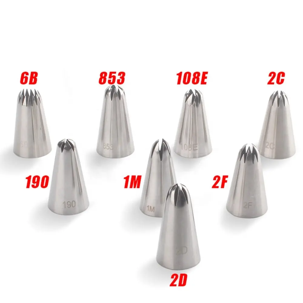 Skytop Spuiten Nozzles Metal Tool Kit Voor Cake Decorating 8 Stks/set Nozzle Spray